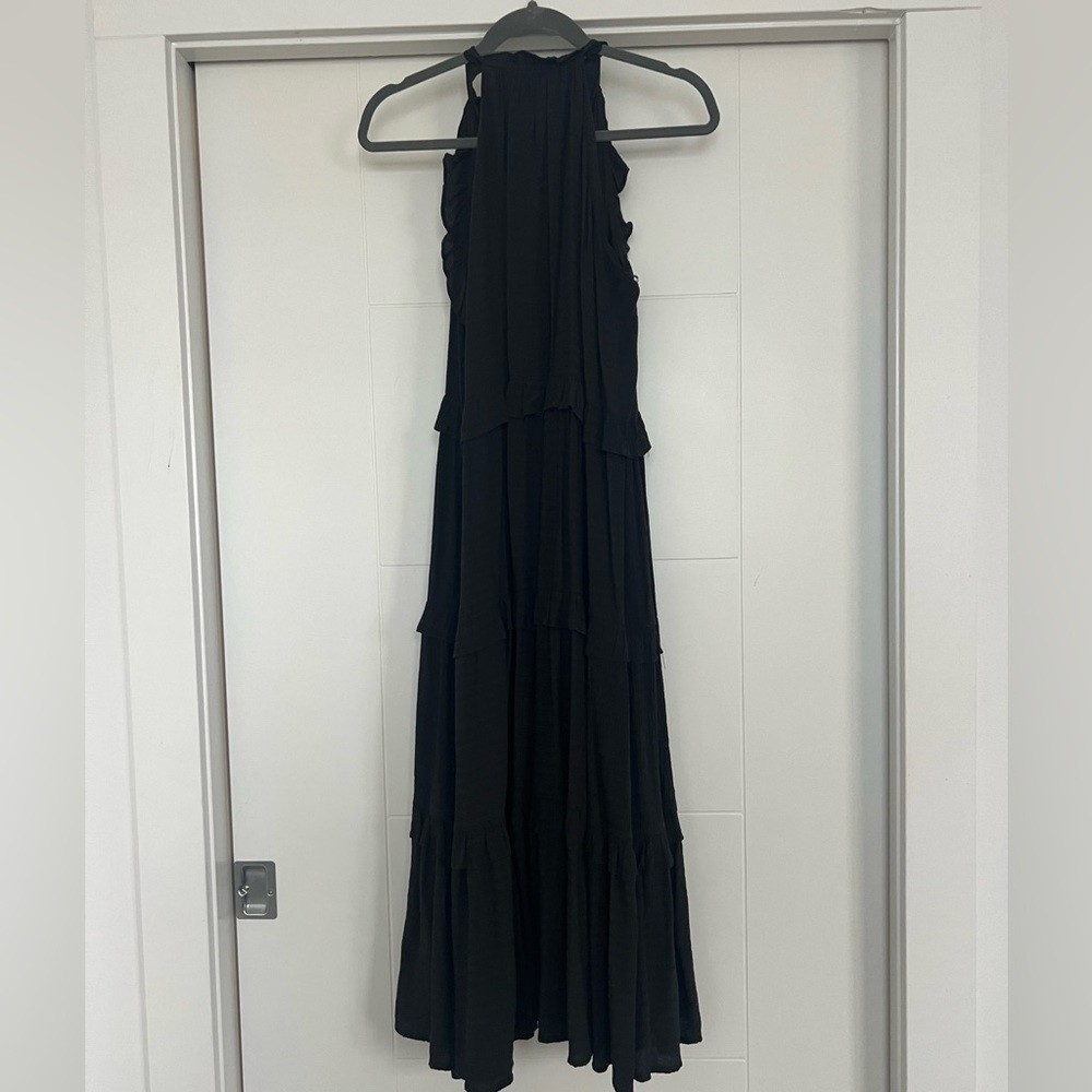 Black Tiered Maxi Dress